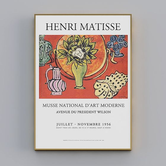 Henri Matisse 3D Model Poster