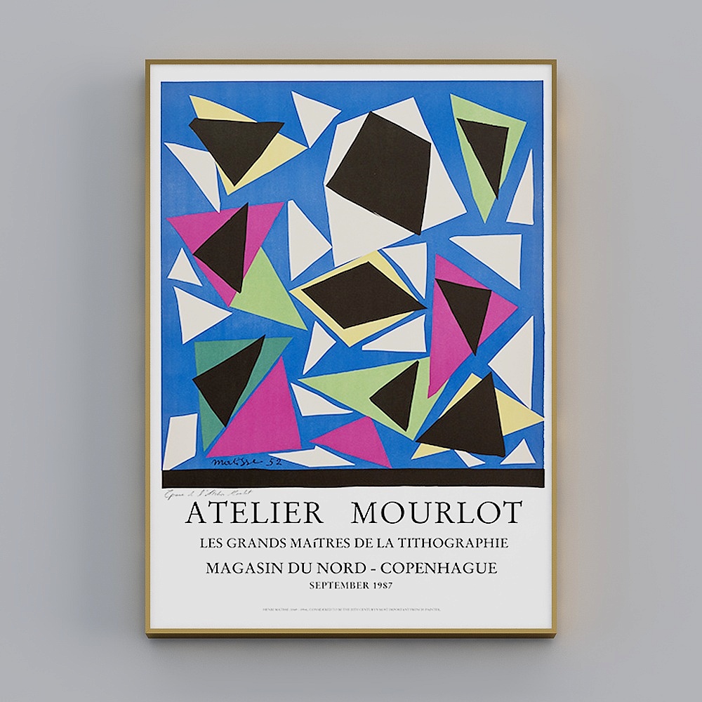 Hailong Hong - Modern Light Luxury Wind - Guest Restaurant Decorative Painting - Matisse