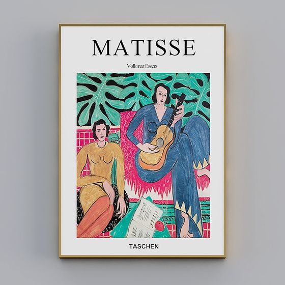 Vibrant Matisse 3D model for Artistic Creations