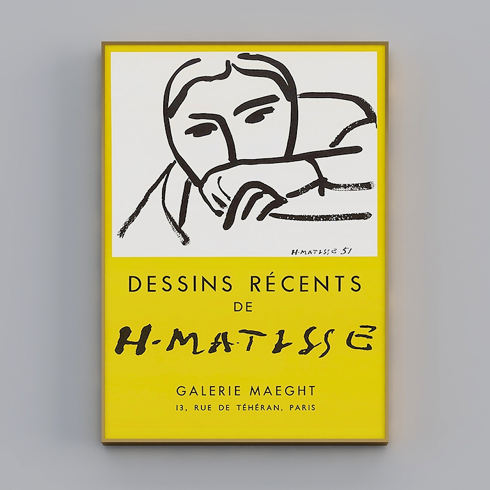 Hailong Hong - Modern Light Luxury Wind - Guest Restaurant Decorative Painting - Matisse