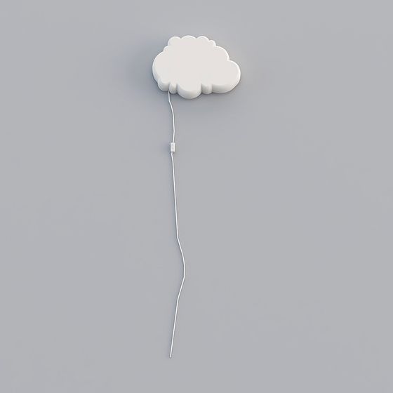 Cloud Light Fixture 3D model for Modern Interiors