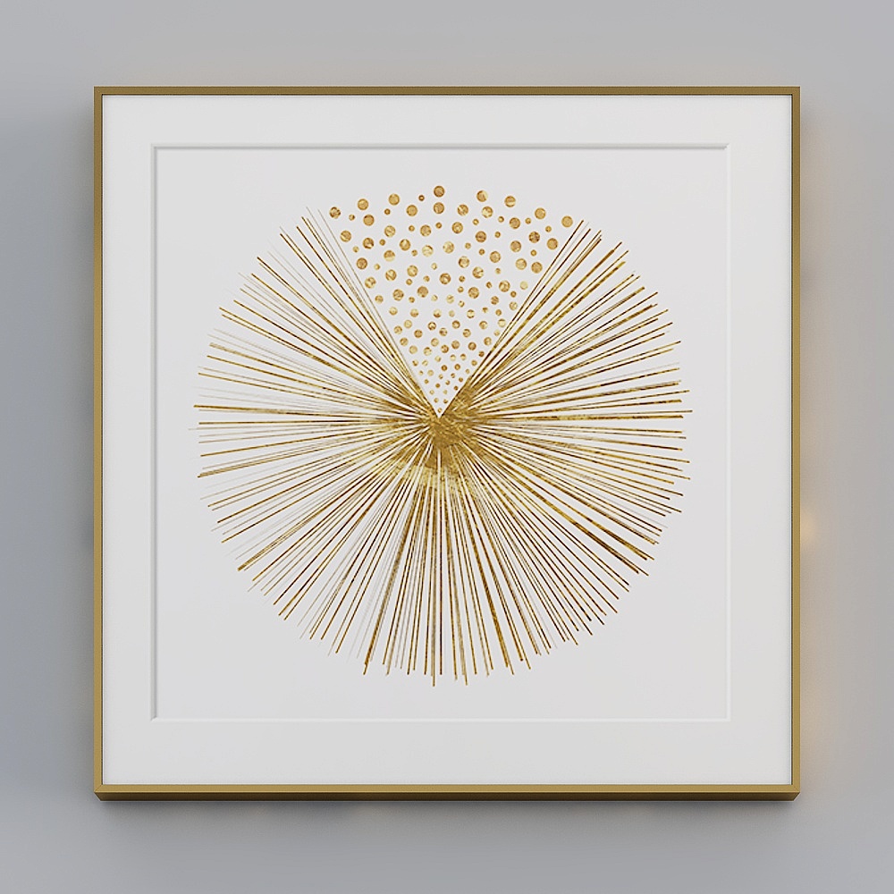 Hailong Red - Modern Light Luxury Wind - Restaurant Decoration Painting - Jinjin Style