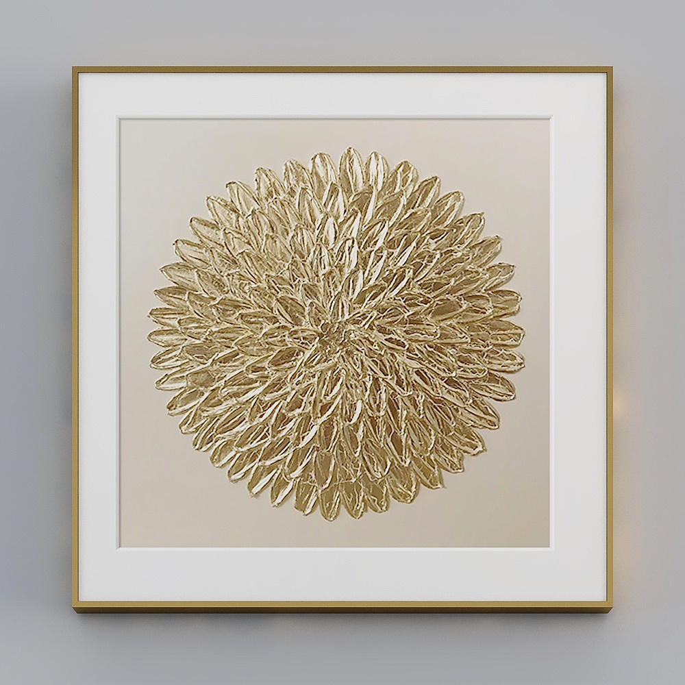 Hailong Red - Modern Light Luxury Wind - Restaurant Decoration Painting - Jinjin Style