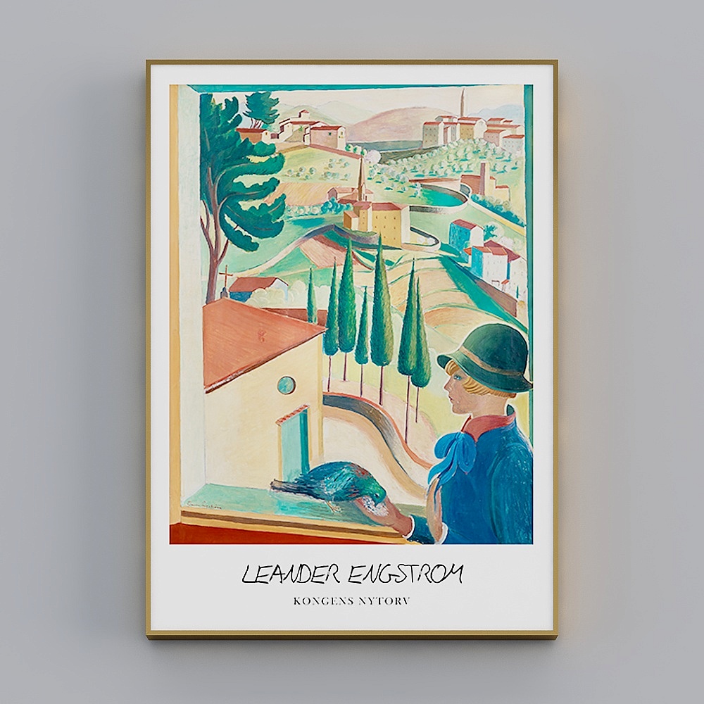 Sea Dragon Red - Modern Light Luxury Wind - Living Room Hyunguan Decorative Painting - Henry Matisse