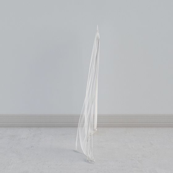 Ethereal Sheer Curtain 3D model
