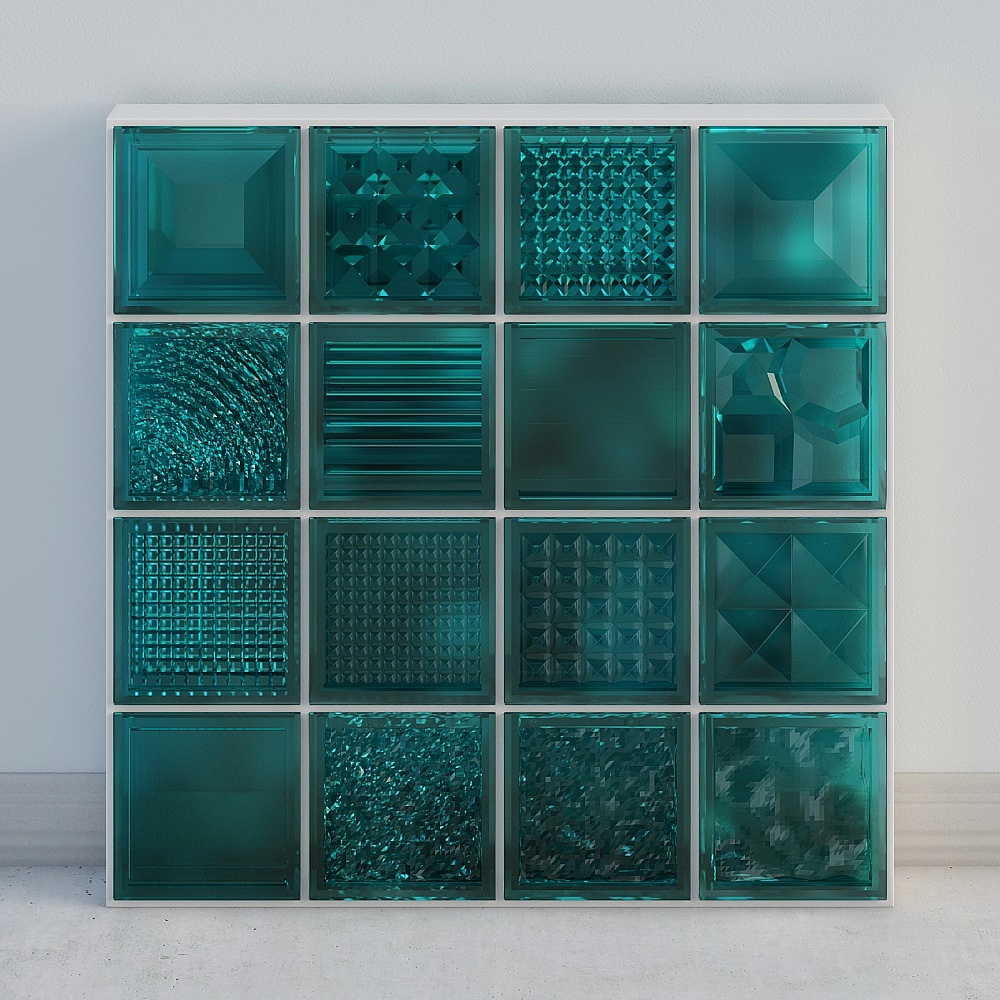 Pared de fondo de vidrio