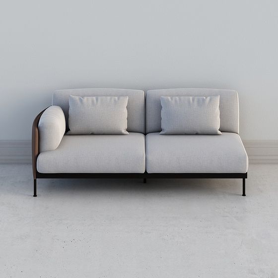 Urban Comfort Sofa 3D model