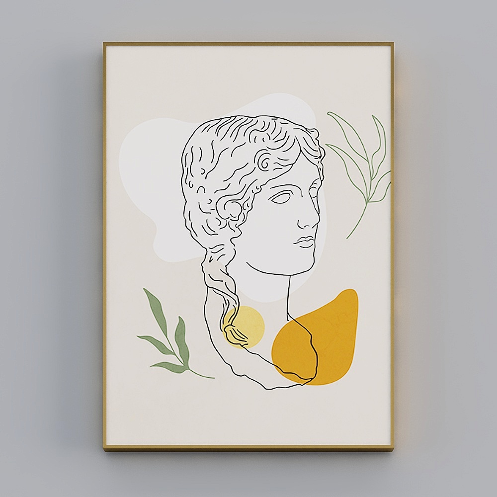 Sea Dragon Red - Modern Minimalist Wind - Bedroom Bedside Decorative Painting - Grow Up