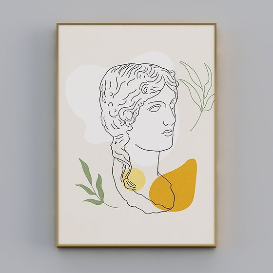 Abstract Goddess 3D Model for Creative Projects