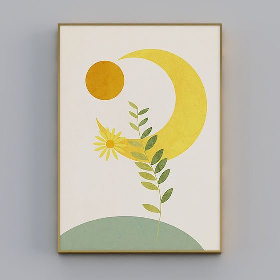 Vibrant Low-Polygon Nature-Inspired 3D Model