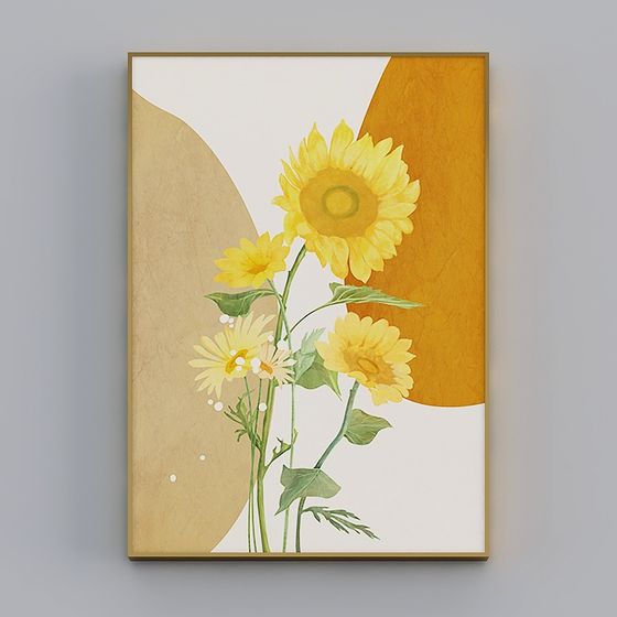 Vibrant Sunflower 3D model