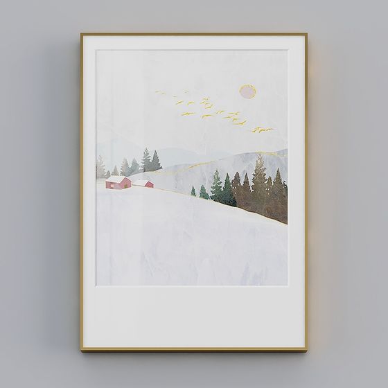 Winter Wonderland 3D Model for Creative Projects