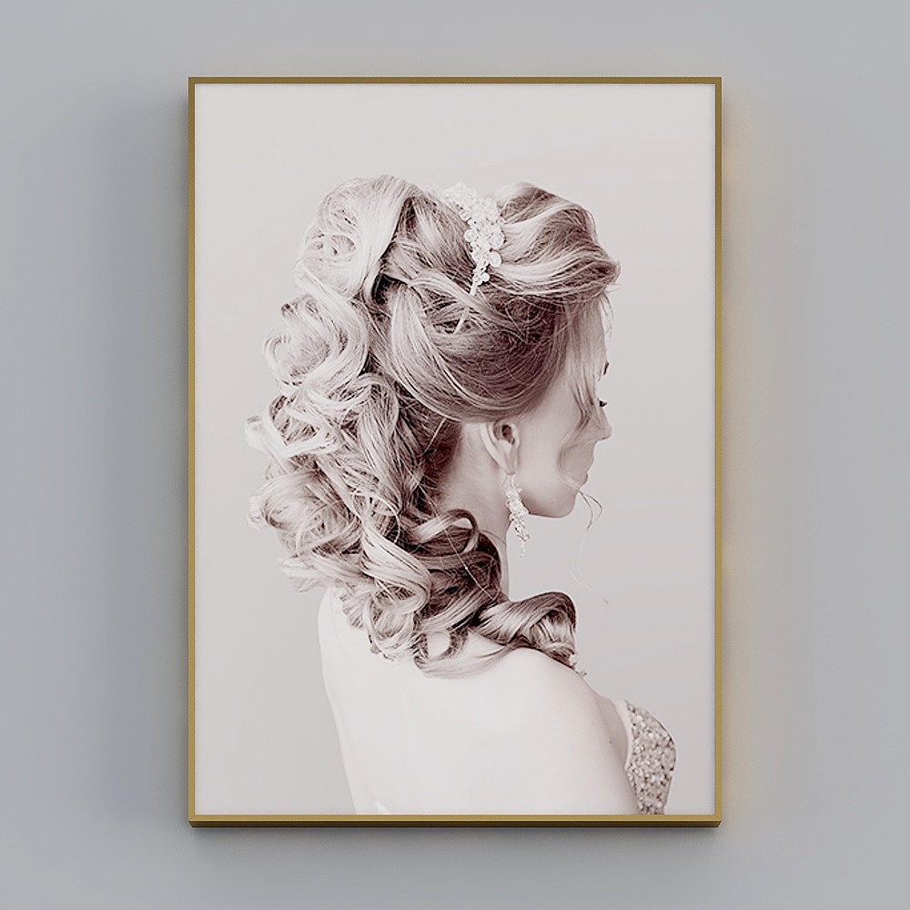 Hailong Red - Nordic Wind - Bedroom Bedside Decorative Painting - Qingyu