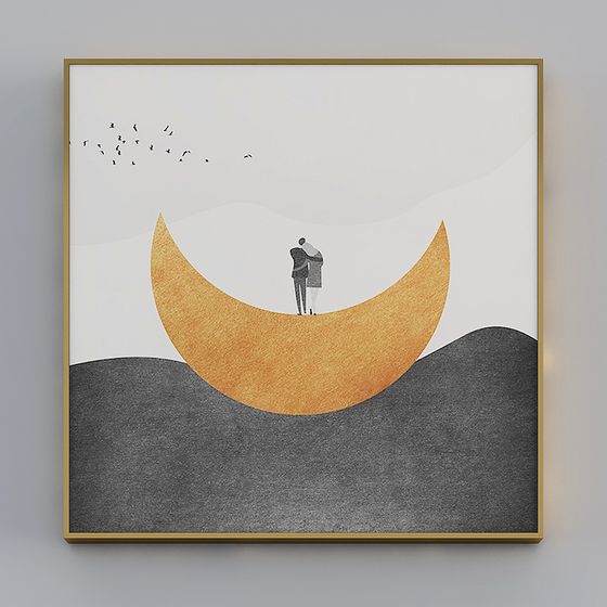 Moonlit Romance 3D model