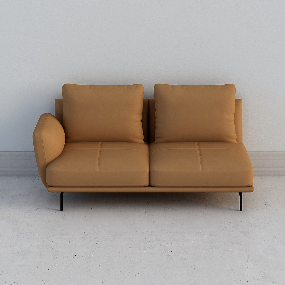 To the same home ZA27A21R minimalist design sofa