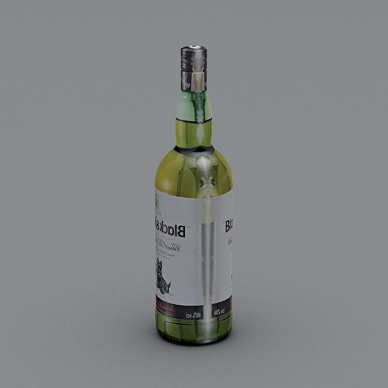 Modern Low-Poly Bottle 3D model