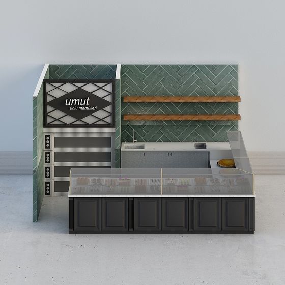 Umut Bakery Counter 3D model
