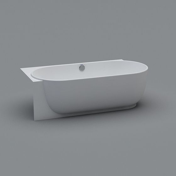 Modern Minimalist Bathtub 3D model