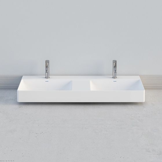 Sleek Urban Bathroom Sink 3D model for Contemporary Spaces