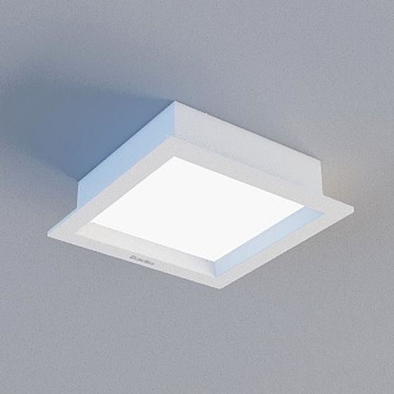 White Buckle Panel 3D Model for Modern Design