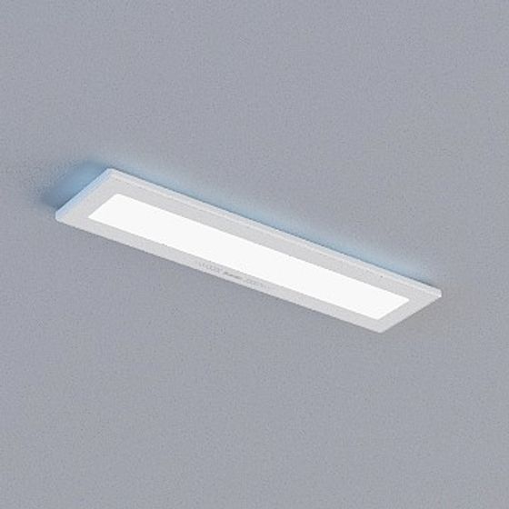 White 3D Buckle Panel Model