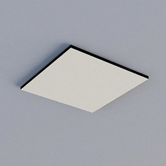 Frameless Honeycomb Panel 3D Model in Black