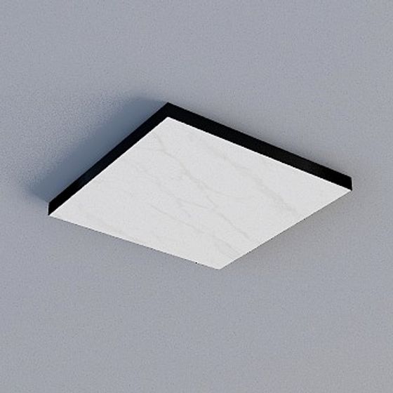 Black Frameless Honeycomb Panel 3D Model for Stylish Interiors