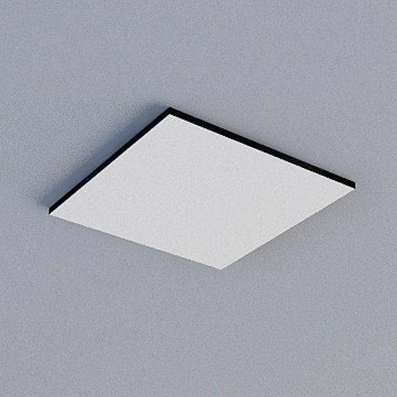 Frameless Honeycomb Panel 3D Model in Black