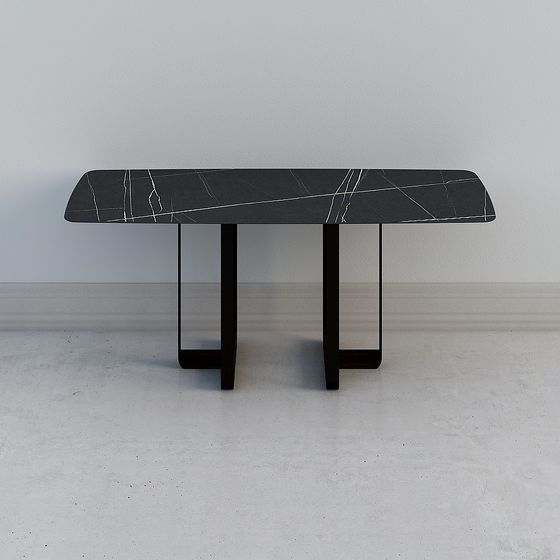 Urban Marble Dining Table 3D model