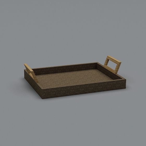 Rattan Tray 3D model