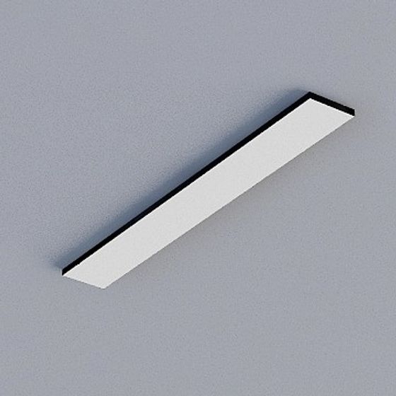 Frameless Honeycomb Panel 3D Model in Black