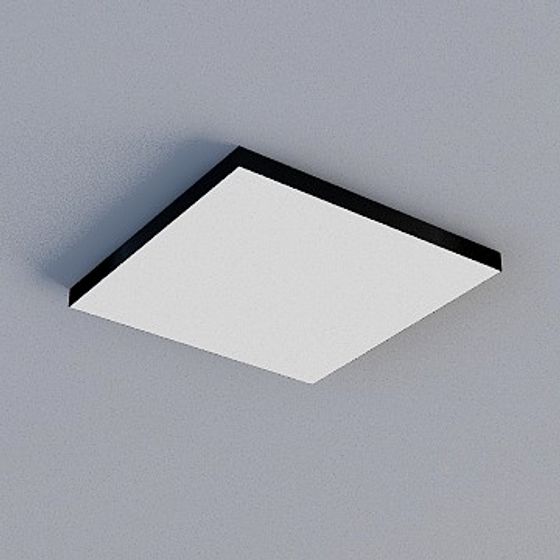 Black Frameless Honeycomb Panel 3D Model for Chic Interiors