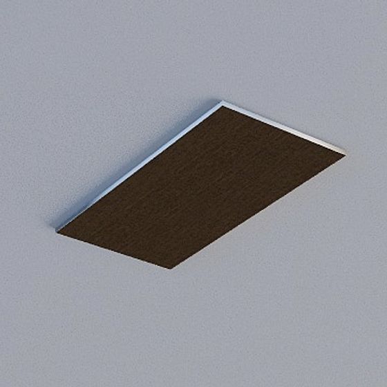 Frameless Honeycomb Panel 3D Model in Brown