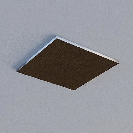 Frameless Honeycomb Panel 3D Model in Brown