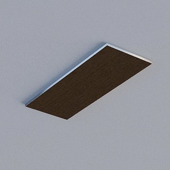 Brown Frameless Honeycomb Panel Design