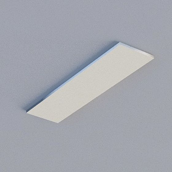 Frameless Honeycomb Panel 3D Model in Gray