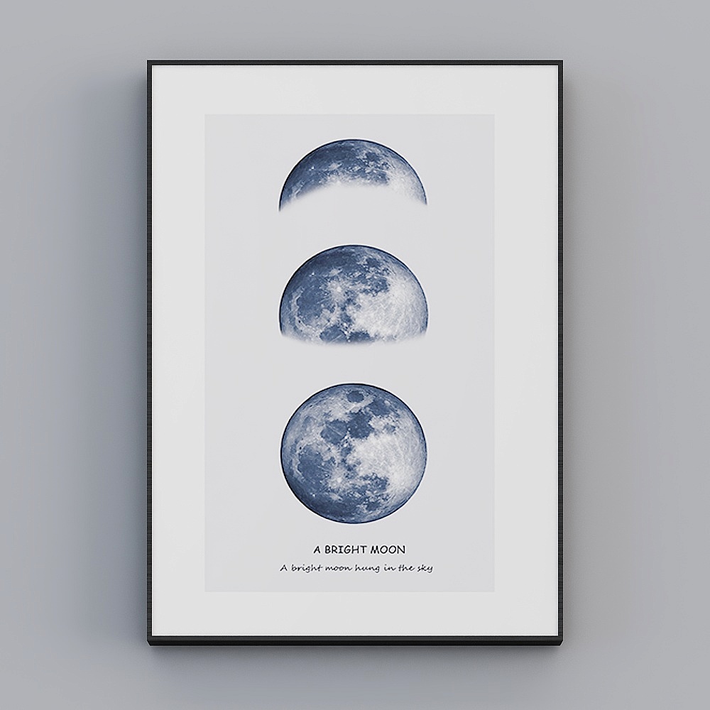 Bright Moon 3D model - Capturing the Night Sky