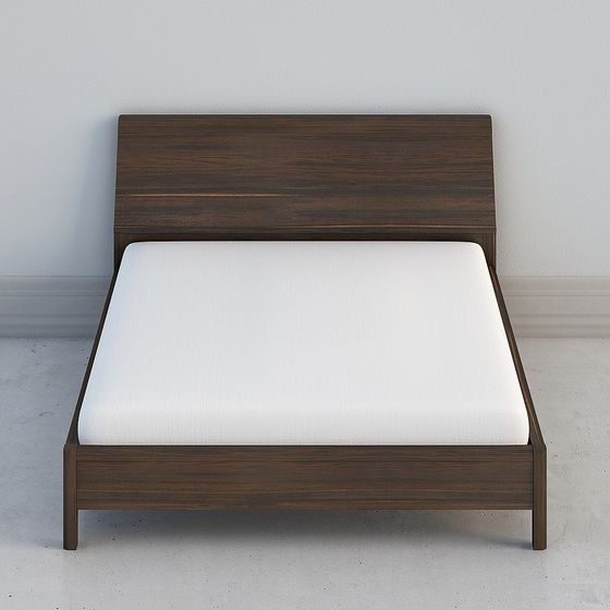 Elegant 3D Bed Frame Model for Modern Interiors