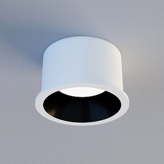 3D Buckle Panel 3D Model in Black