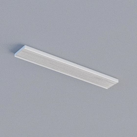 3D Buckle Panel in Gray