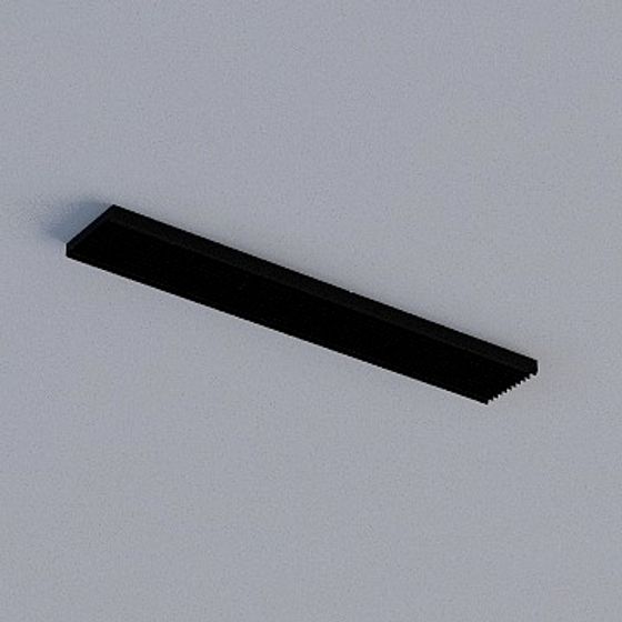 Black 3D Buckle Panel Model