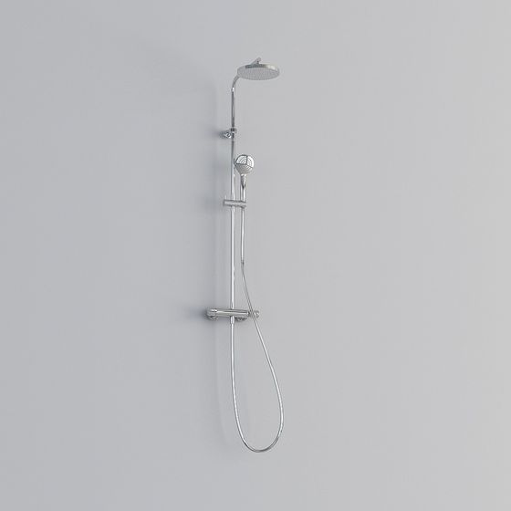 Modern Minimalist Shower System 3D model