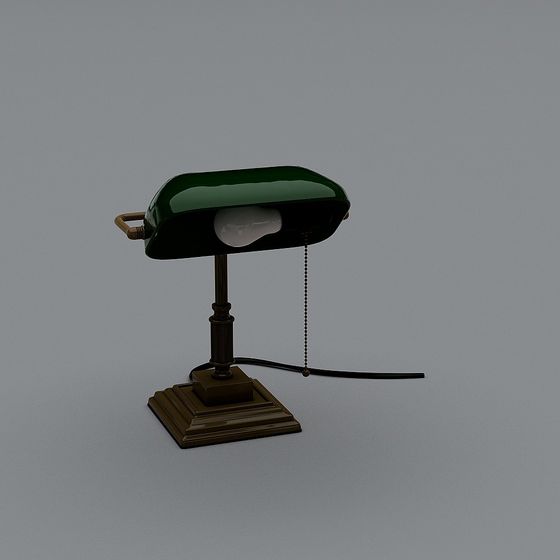 Vintage Desk Lamp 3D model