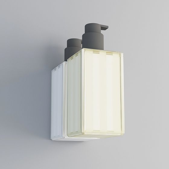 Elegant Minimalist Liquid Soap Dispenser 3D model