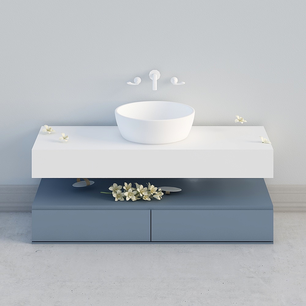 Counter basin cabinet vanity Ceramic wash basin wastafel westafel