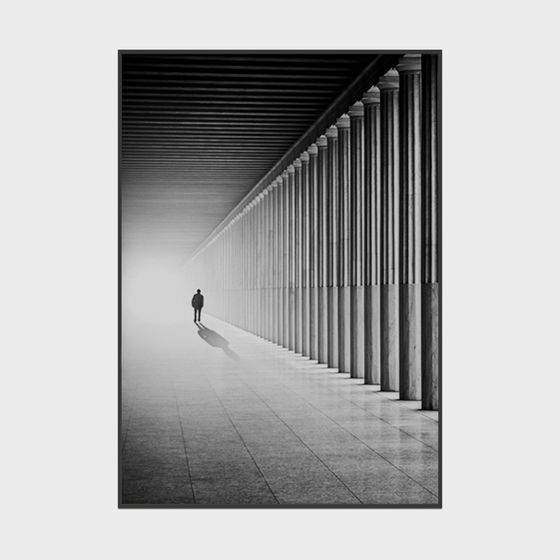 Futuristic Architectural Corridor 3D Model