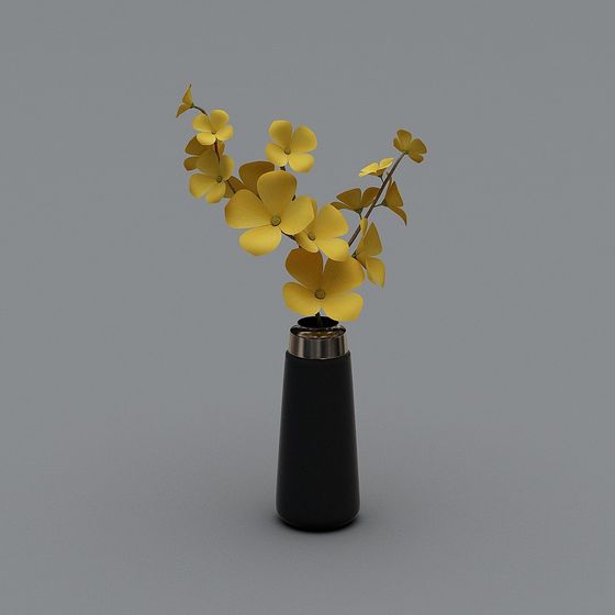 Floral Harmony 3D model