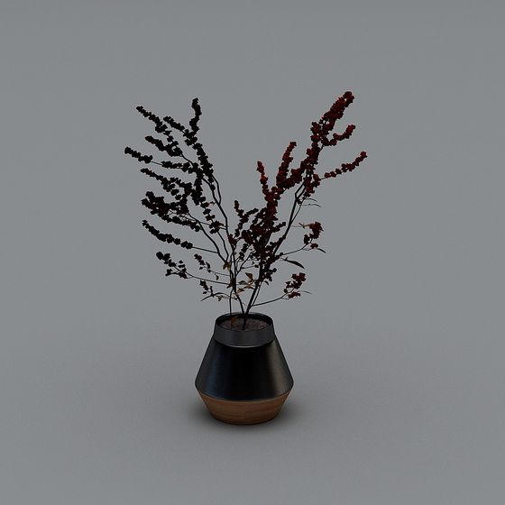 Autumn Branches 3D model for Creative Projects