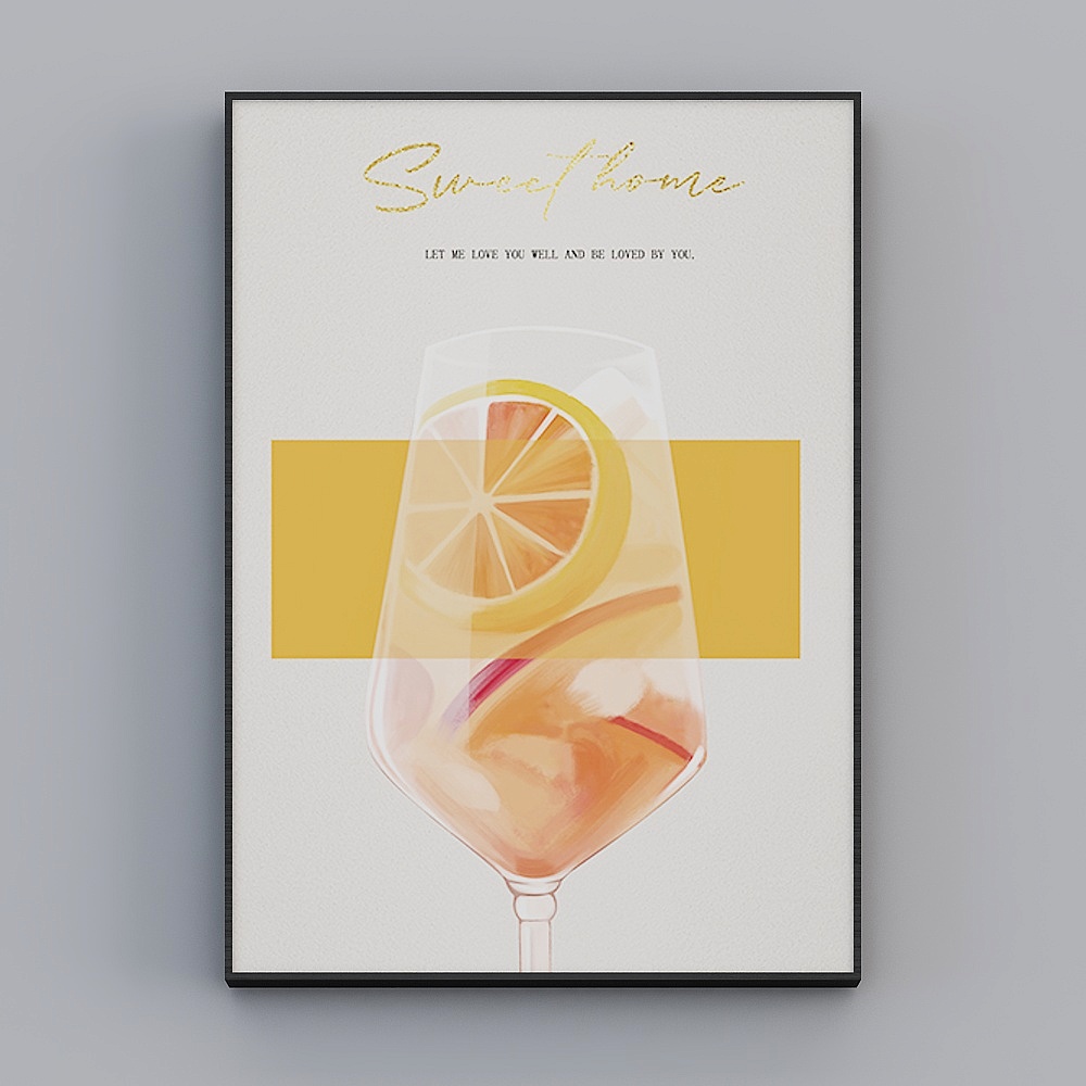 Happy Workshop - Nordic Wind - Living Room Decorative Painting - Slow time