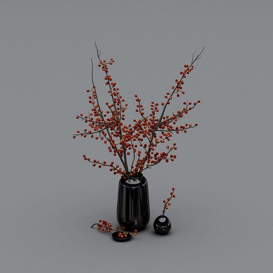 Sự kết hợp cắm hoa bình hoa mới của Trung Quốc - bình kim loại